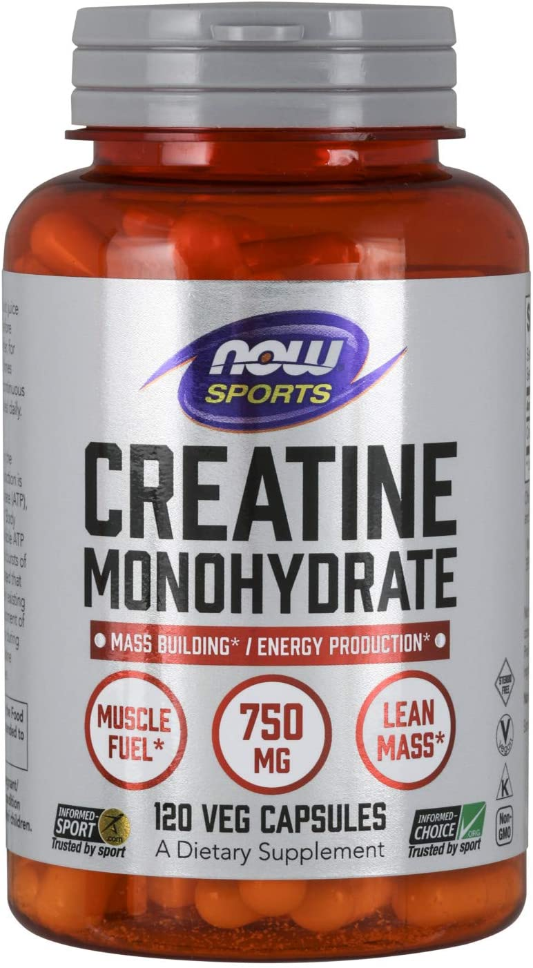 NOW Sports Creatine Monohydrate Capsules | Informed Sport